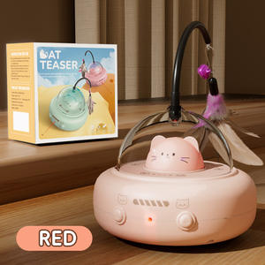 Modern otomatik kedi oyuncak araba kızılötesi ışınları kendini eğlence kediler için yün Pet malzemeleri kedi alay için karton ambalaj - Product Image 6