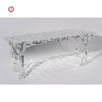 Meubles de salle à manger en cristal platine, design intérieur personnalisé élégant, bon prix.