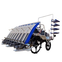 Planteur de riz de Type équitation de 6 rangées 8 rangées transplanteur pour planteur de riz Paddy de paddy prix des machines de plantation