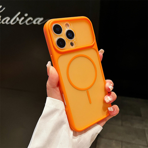 เคส iPhone 14 แบบด้าน ผลิตจากวัสดุ PC TPU สีดำ MOQ 1 ชิ้น, เคส iPhone 17 18 Pro Max รองรับการชาร์จไร้สายแบบแม่เหล็ก - Product Image 5