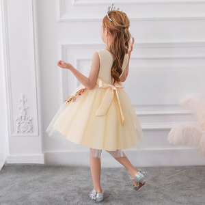 Nouvelle robe de soirée pour fille de 3 à 9 ans, style fleur à paillettes, robe de mariage pour enfants, L5148 - Product Image 4