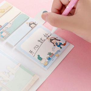 Cute Stationery Set Sticky Notes Set Kawaii School Supplies <b>Memo</b> <b>Pads</b> Magnet Buckle - Product Image 4