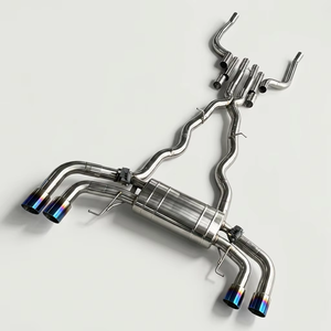 Sistema de Escape Catback FlowTech Valvetronic de Acero Inoxidable para M550i G30 4.4L V8 Twin Turbo con Válvula Remota y Cuatro Salidas Profesionales - Product Image 4