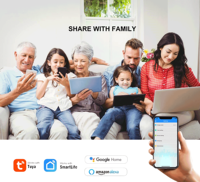 Tuya Mini Smart Switch Wifi + RF433Mhz Minuterie de relais de contrôle 1 voie Automatisation sans fil durable Fonctionne avec Alexa et Google Home