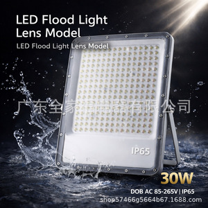 Projecteur LED 30W IP65 étanche, corps en aluminium, large faisceau, montage en surface, lampe LED COB - Product Image 1