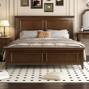 Cama de Plataforma de Madera Maciza Estilo Americano, Tamaño King, con Almacenamiento, para Recámara Principal, Diseño Clásico Europeo - Product Image 2