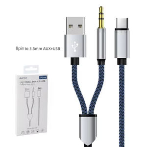 อะแดปเตอร์<span class=keywords><strong>เสียง</strong></span> USB C เป็น 3.5 มม. แบบ 2 in 1 รุ่นใหม่ ปี 2026 ชนิด Type C เป็นช่องเสียบหูฟัง <span class=keywords><strong>Aux</strong></span> พร้อม Dongle HiFi DAC <span class=keywords><strong>สาย</strong></span>อะแดปเตอร์ <span class=keywords><strong>Aux</strong></span> แบบไนลอน - Product Image 2