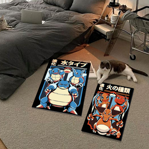 Tùy Chỉnh Thảm Thảm Phim Hoạt Hình Và Dễ Thương Phim Hoạt Hình Thiết Kế Thảm Nhung Chống Trượt Và Máy Có Thể Giặt Khu Vực Thảm - Product Image 2