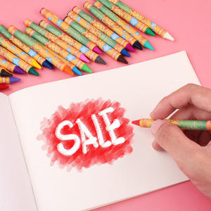 Ensemble de crayons de couleur pour enfants, couleurs vives, pastels soyeux, craie non toxique, crayons de couleur lavables pour la peinture - Product Image 6
