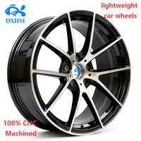 1 pièce - Jantes forgées noires polies en alliage d'aluminium - Jantes forgées en alliage 5x127 18 19 20 22 pouces 24 pouces pour Mitsubishi