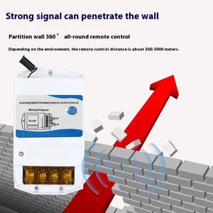 水ポンプモーターWIFIスプレー電源制御スイッチ220V単相インテリジェントワイヤレスリモコン - Product Image 2