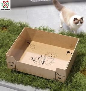 Caja de Arena para Gatos Portátil, Plegable y Desechable Ecológica - Bandeja de Arena para Mascotas de Material Reciclado - Product Image 5