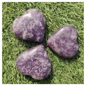Hermoso Corazón de Lapidolita - Energía y Amor sin Fin, Regalos, Artesanía de Cristal al por Mayor - Product Image 1