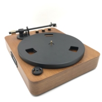 Fourniture d'usine de tourne-disque en vinyle à 3 vitesses avec haut-parleurs externes