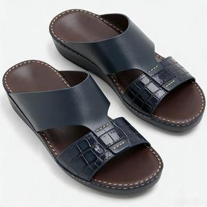 Sandalias Árabes de Cuero Exótico para Hombre, Personalizadas, de Piel de Becerro Premium, Ligeras, con Suela de Goma, para Caminatas Diarias, Playa y Vacaciones - Product Image 2
