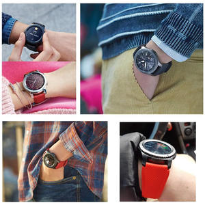 Nouveau bracelet de montre connectée au design innovant pour <span class=keywords><strong>S3</strong></span>, en silicone souple, 44 mm, bracelet sport avec boucle à ardillon - Product Image 6