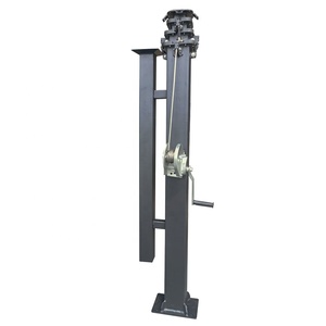 監視<span class=keywords><strong>Cctv</strong></span>カメラマストポールタワー車両搭載手動ウィンチ型テレスコピックマスト - Product Image 6