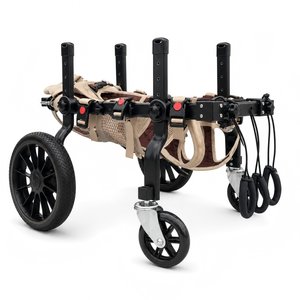 <span class=keywords><strong>Chariot</strong></span> de rééducation léger à quatre roues avec support <span class=keywords><strong>d</strong></span>'équilibre stable <span class=keywords><strong>pour</strong></span> chiens de petite, moyenne et grande taille - Fauteuil roulant <span class=keywords><strong>pour</strong></span> <span class=keywords><strong>chien</strong></span> - Product Image 2