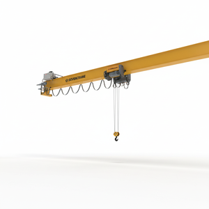 Various Mechanical Equipment China Manufacturers' Low Price Single Girder Overhead Crane 20 Ton 18m Lifting Height European Type - Product Image 1