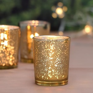 Porte-bougies en fer doré pour centres de table de mariage, décorations de fête de Noël, usage domestique - Product Image 3