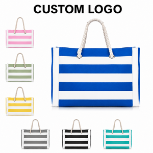 Custom Logo Waterproof Zipper Travel Crossbody Geometric Outdoor Beach Tote <b>Bag</b> <b>Large</b> Capacity <b>Canvas</b> Tote <b>Bag</b> - Product Image 1