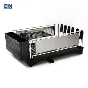 EW brand Reliable bowl dry stand supplier newest design stable iron rack kitchenware plate holder Dish Rack