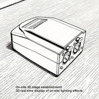 Signal d'interface DMX USB Igreslite décodé pour contrôleur d'éclairage DMX logiciel 1024CH