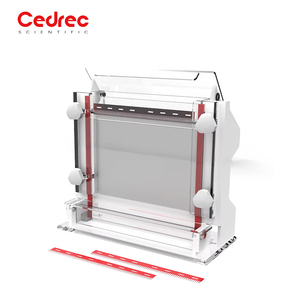 Électrophorèse verticale à conception en gel ultra-mince avec peignes à dents de requin pour la recherche en séquençage génétique en laboratoire - Product Image 1