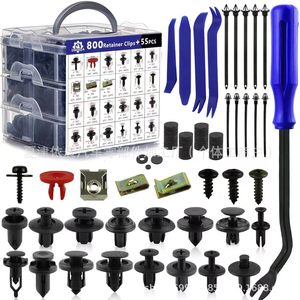 Unenda 800 Retainer <b>Clips</b> 55pcs <b>Tool</b> Set Universal Car Fasteners for Fenders Mudguards Repair - Product Image 1