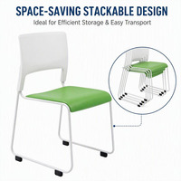 Chaises en métal colorées et tendance - chaises de jardin modernes et imperméables pour terrasse - idéales pour les restaurants et les foyers