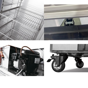 2024 Nouveau Style Cuisine En Acier Inoxydable Congélateur Réfrigérateur Droit Réfrigérateur Commercial Réfrigérateur Avec Le Prix Concurrentiel - Product Image 3