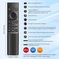 Control Remoto de Voz de Repuesto BN59-01357F para Samsung Smart TV QN32Q60AAFXZA QN43Q60AAFXZA QN50Q60AAFXZA QN55Q60AAFXZA