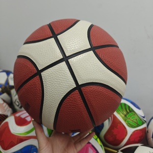 Ballon de basket-ball BG4500 taille officielle 7 avec votre logo, cuir PU premium, imperméable, pour match, vente directe d'usine - Product Image 1