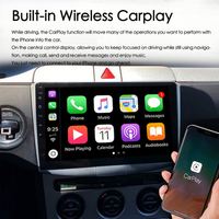 Autoradio stéréo Android 13 avec GPS, 8 Go + 128 Go, commande vocale IA, CarPlay sans fil, vidéo multimédia pour VW Passat B7 CC 2010-2016