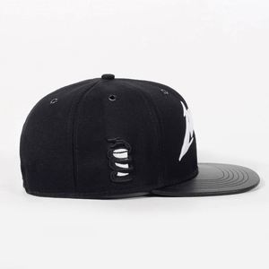 Wholesale ODM Custom Raised 3D Embroidery Logo Leather Brim Peaked <b>Cap</b> <b>Flat</b> Bill Fitted Hats Snapback Baseball <b>Caps</b> for <b>Men</b> - Product Image 5