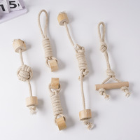 Meilleures ventes : Ensemble de jouets pour chiots en corde de coton, jouets à mâcher indestructibles, jouets à nœuds pour la dentition et contre l'ennui, pour les fêtes
