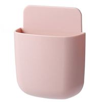 Boîte de rangement pour télécommande, support mural pour climatiseur, support de charge pour téléphone portable à côté du lit, support sans perçage