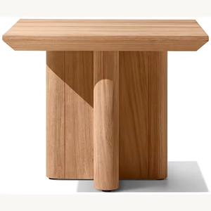 Juego de Mesa y Sillas de Jardín <span class=keywords><strong>para</strong></span> Comer al Aire Libre TG, Muebles de <span class=keywords><strong>Patio</strong></span> Resistentes a la Intemperie, <span class=keywords><strong>Madera</strong></span> de Teca Moderna - Product Image 2