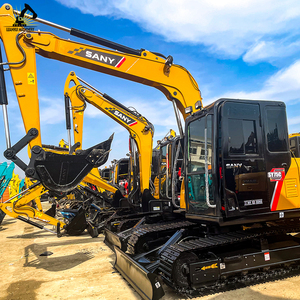 Excavatrice Sany SY75 de taille compacte avec une excellente puissance de creusement, capacité de la benne de 0,3 m³, poids opérationnel de 7350 kg, idéale pour les petits projets - Product Image 6