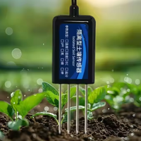 Analyseur d'humidité du sol portable agricole Lorawan, mesure de la température, de l'EC, du taux d'eau et du pH, matériau ABS