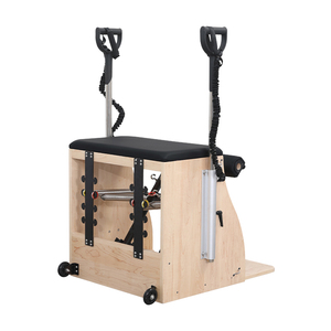 <span class=keywords><strong>Chaise</strong></span> Wunda de Pilates en bois réglable et portable, directement de l'usine, pour usage en studio de Pilates, renforcement et équilibre du tronc et du corps - Product Image 1