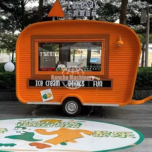 Carrito de comida callejera, helados, gofres, café, jugos, remolque para eventos al aire libre en parques - Product Image 6