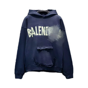 Верная версия, брендовая осенне-зимняя Новая Винтажная толстовка с капюшоном в стиле пар, свободная посадка, из 100% хлопка, не сгибается, флиса - Product Image 1