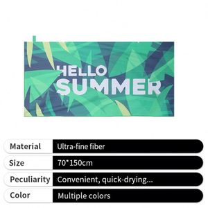 Serviette de plage promotionnelle 2026 personnalisée avec impression sur mesure, double face, en microfibre ultra-fine - Product Image 5