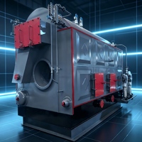 Système de chaudière à vapeur polyvalent au gaz et au mazout avec générateur diesel pour usage industriel en usine chimique