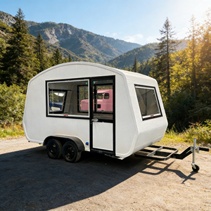 Perfecto para Negocios de Puestos Callejeros, Carrito de Comida Móvil de Estilo Retro, Aspecto Vintage para Mercado Nocturno, Café y Bocadillos - Product Image 2
