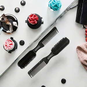 Offre Spéciale hommes deux usages professionnel brosse de nettoyage en gros barbier outil de coiffure en plastique nouveau <span class=keywords><strong>Style</strong></span> galvanoplastie peigne <span class=keywords><strong>barbe</strong></span> - Product Image 2