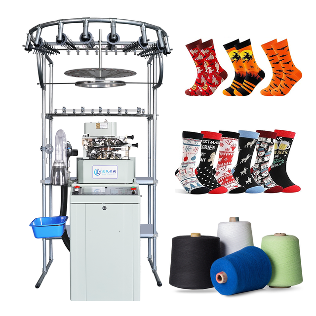 Computerized Korean-Style Sock Knitting Machine with Engine and Motor China Made High Quality Sock Machine,High Cost Performance