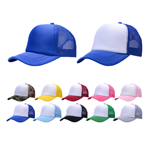Custom Promotional Caps Gifts Items 3D Embroidered logo Foam Mesh Balls Snapback Truck Driver Baseball Sports Solar Fan Hats Cap
