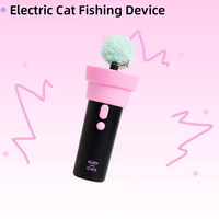 Jouet interactif pour chat à commande par bouton, lanceur de teaser éjectable et rétractable automatiquement, vente chaude 2026, pour chats d'intérieur (vente en gros)